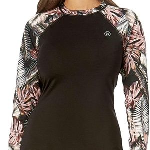 NWT Hurley ladies longsleeves rash guard